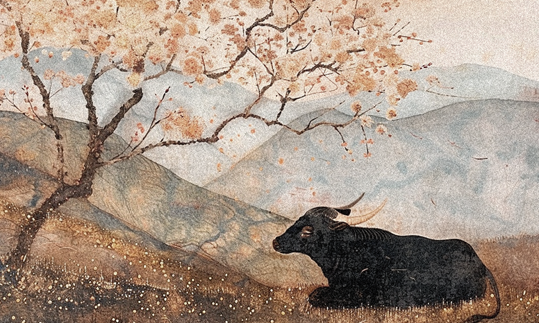 菅原道真公と牛